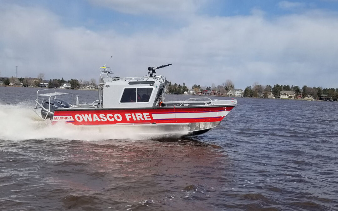 Lake Assault Boats Delivers a 26-Foot Custom Fireboat to Owasco Fire Department in New York State
